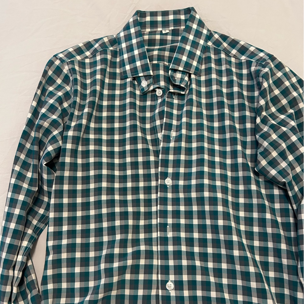 State & Liberty Teal and Grey Button Down Shirt